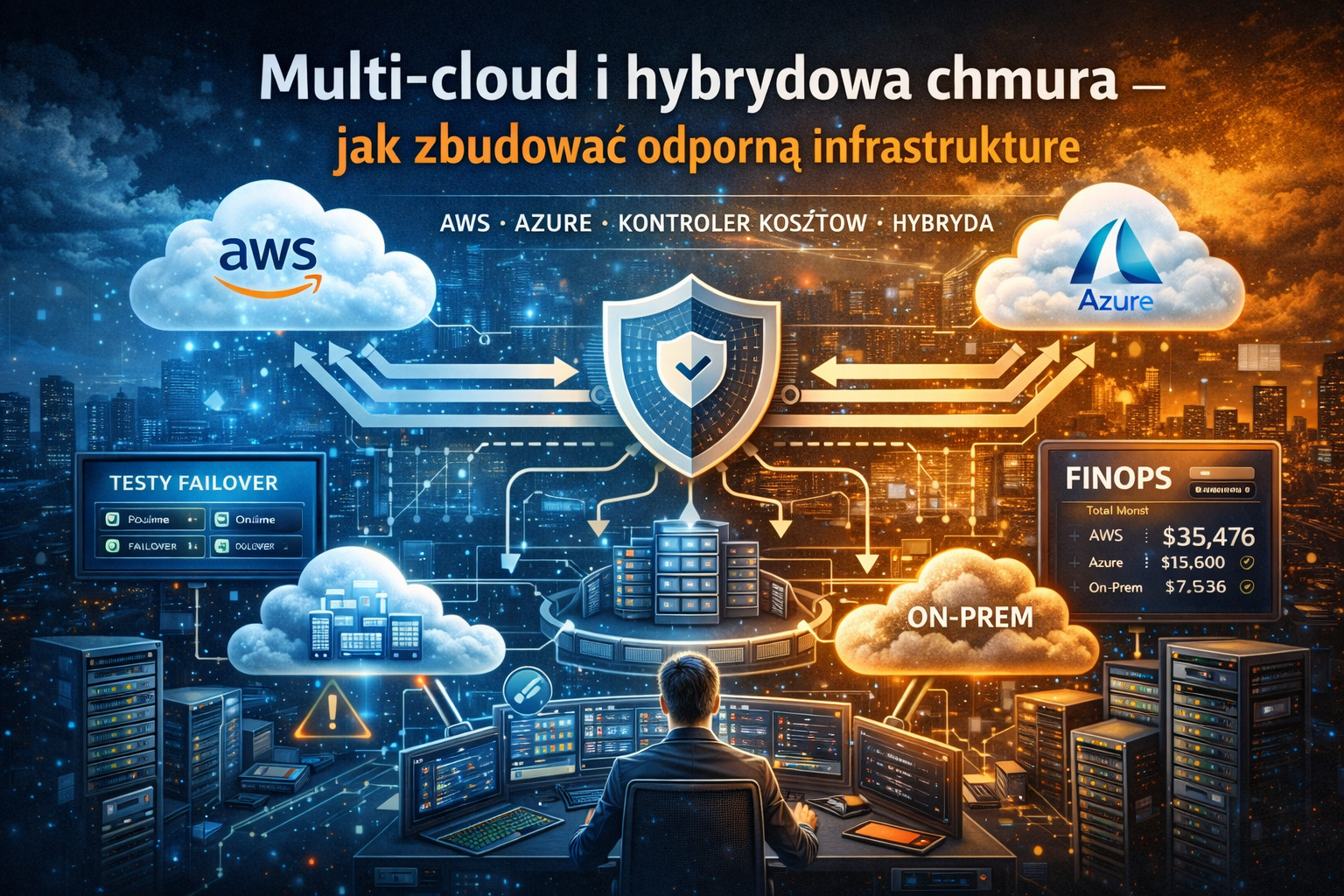 Multi‑cloud i hybrydowa chmura – jak zbudować odporną infrastrukturę