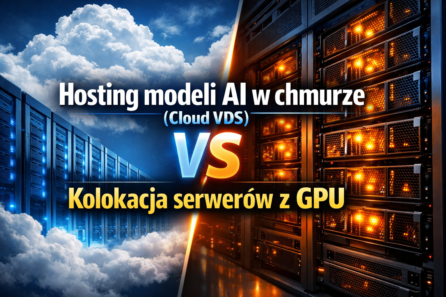 Hosting zaawansowanych modeli AI w chmurze (Cloud VDS) kontra kolokacja serwerów z GPU - Porównanie wskaźników Total Cost of Ownership (TCO)