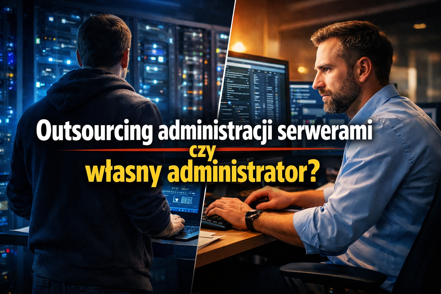 Outsourcing administracji serwerami czy własny administrator? Koszty, ryzyka i realne różnice