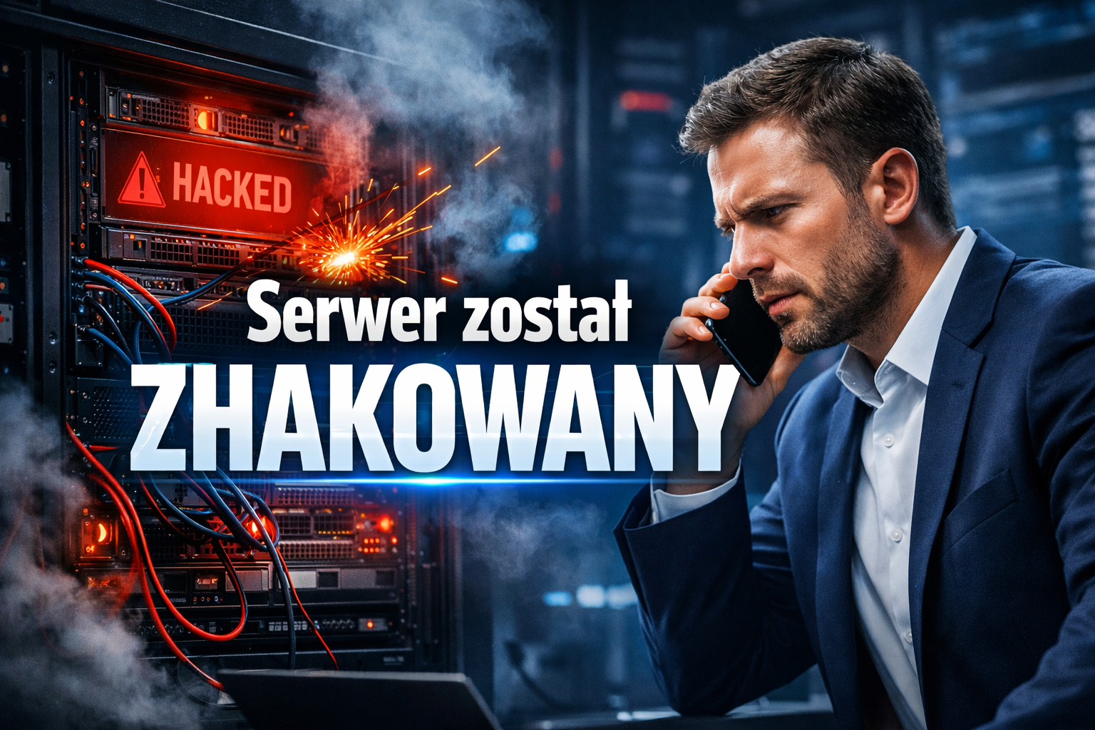 Serwer został zhakowany – plan działania co robić dla właściciela firmy